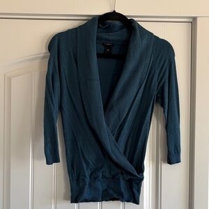 Ann Taylor Deep Teal Cardigan